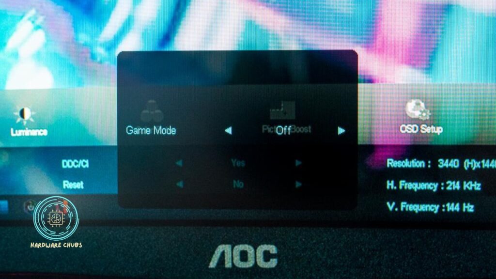 Incorrect Display Settings, AOC monitor horizontal lines