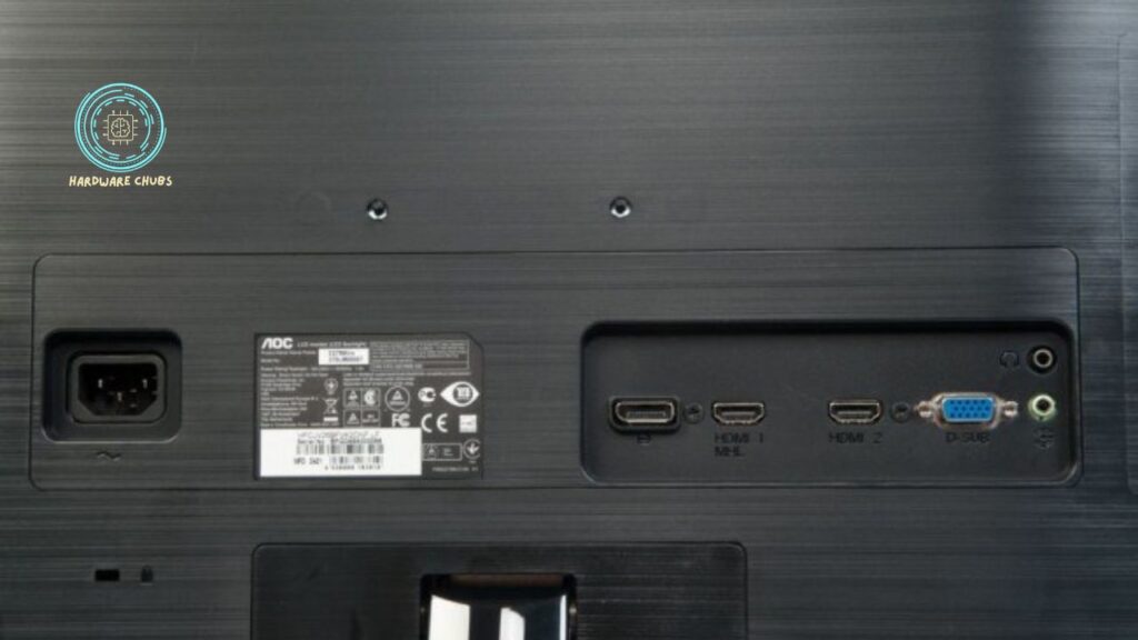 Test with Another Cable, AOC monitor horizontal lines