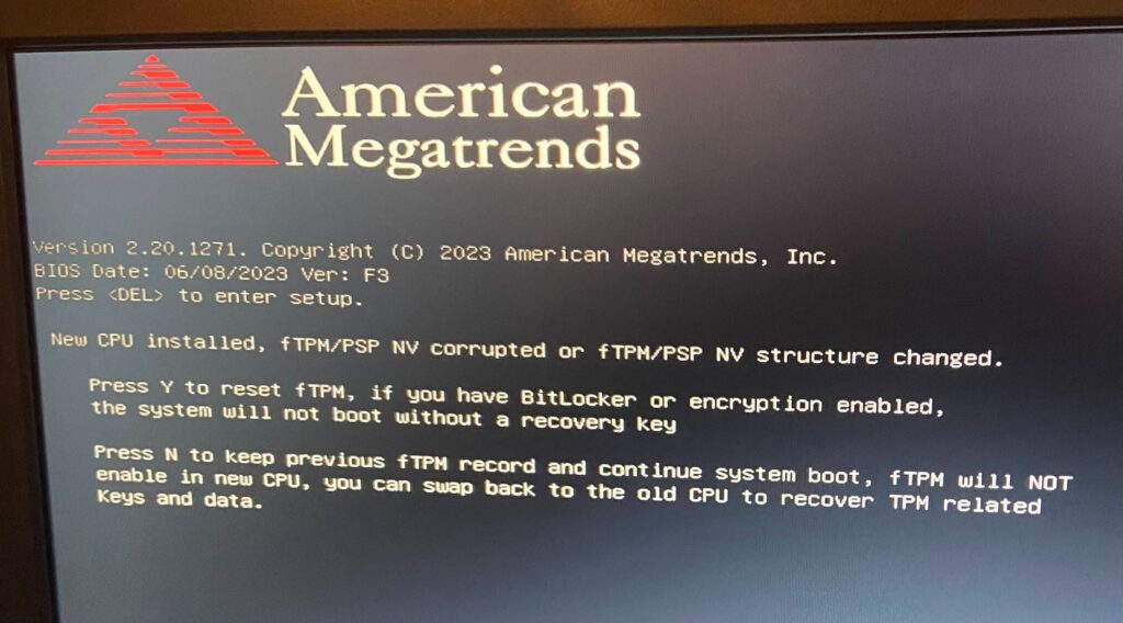 Reset BIOS, What to Do After Installing New CPU