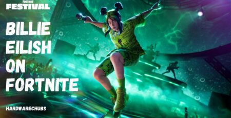 Billie Eilish on Fortnite Festival