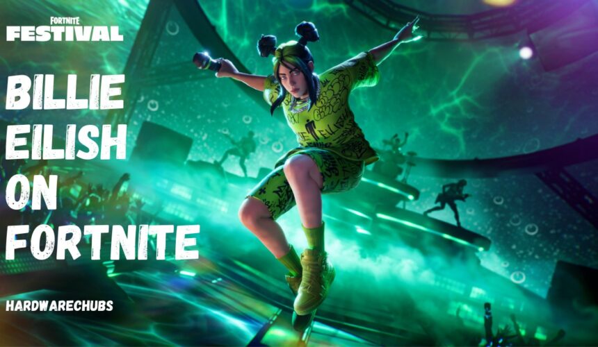 Billie Eilish on Fortnite Festival