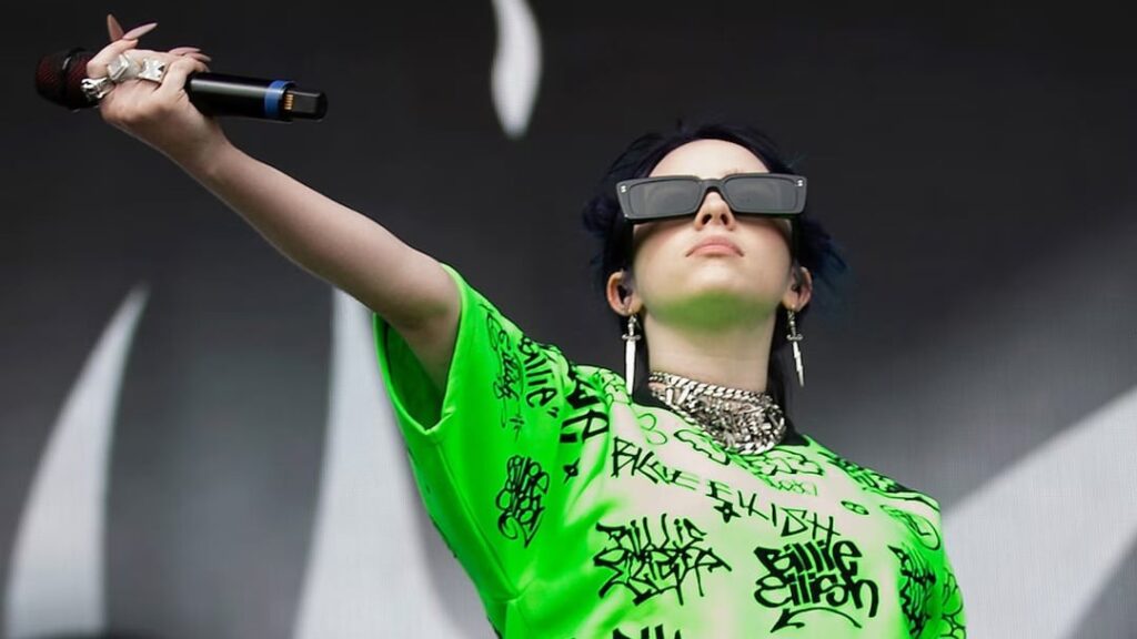 Billie Eilish's performance on Fortnite Festival